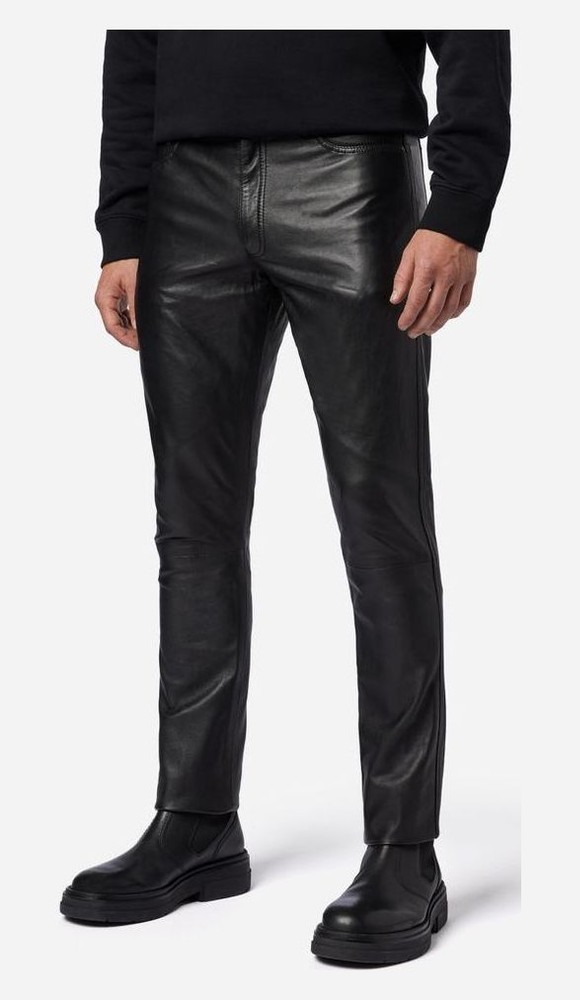 Leather Trousers Bono Slim Fit
