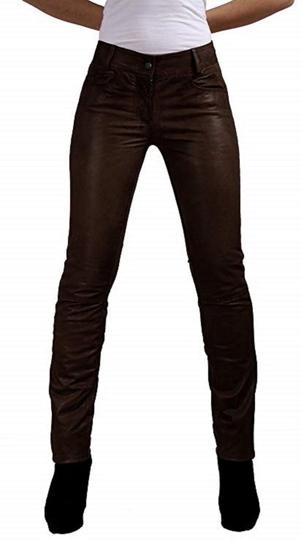 Leather pants Dorin in various colours