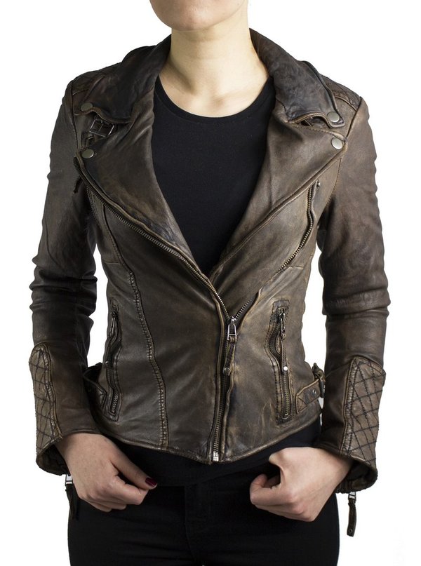 Ladies leather jacket Olga
