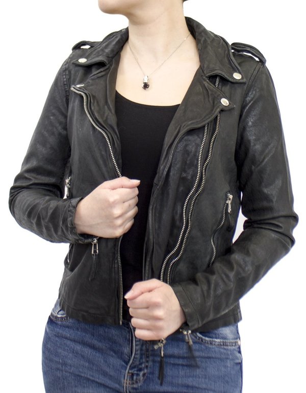 Ladies leather jacket 513